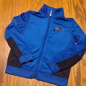 Nike Royal Blue & Black Full-Zip Track Jacket - Boy's 7